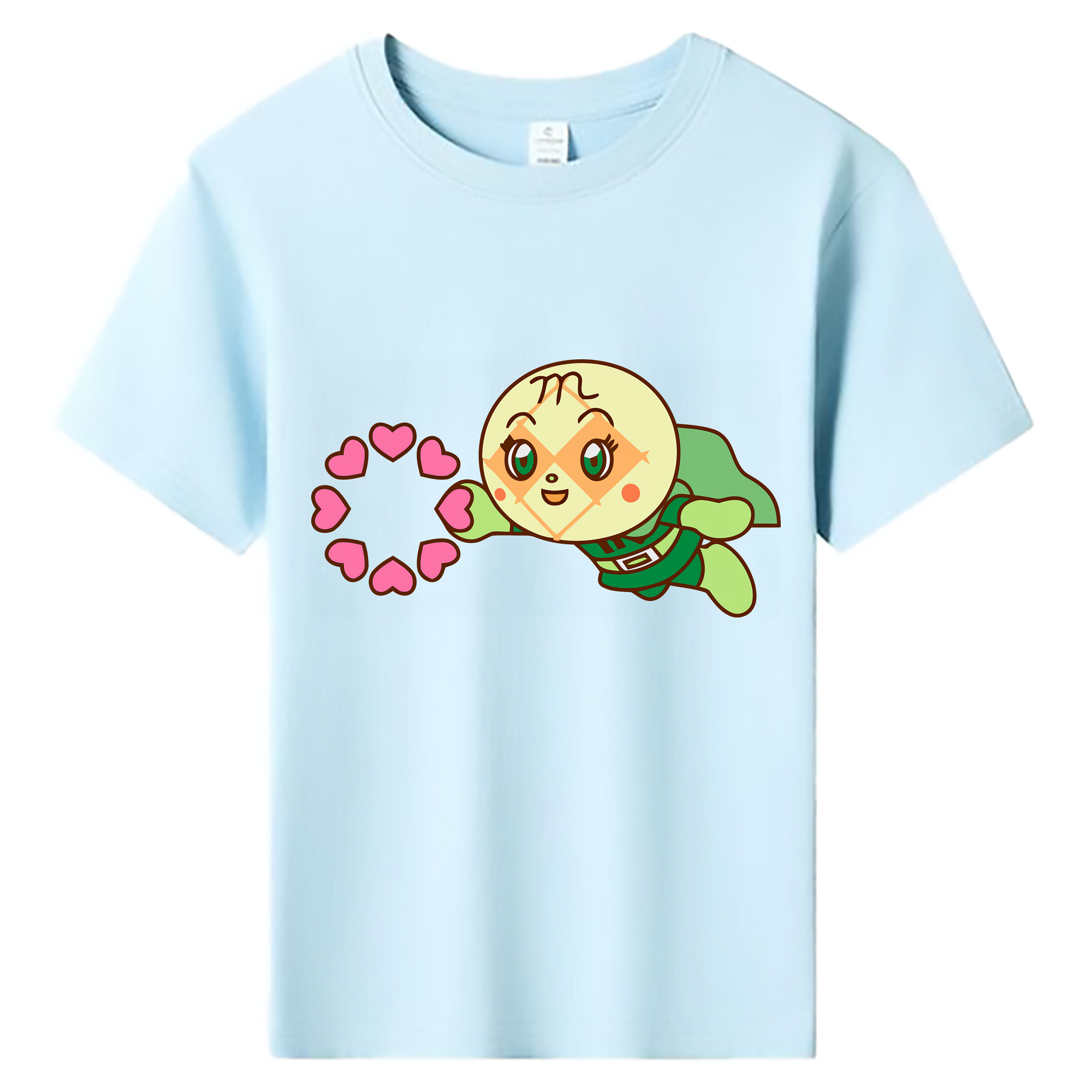 （画像用） アンパンマン Anpanman 綿100％キッズTシャツ（フロントプリント）